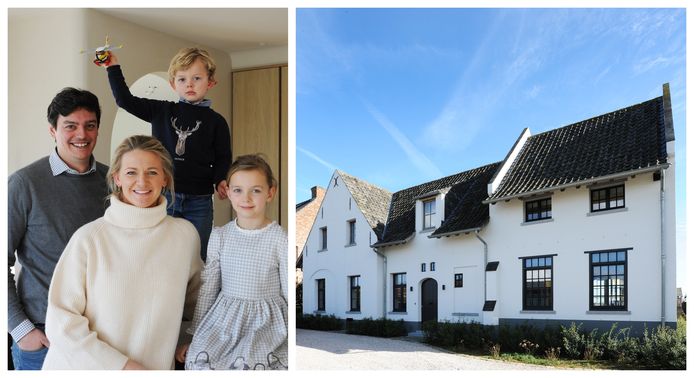 Het huis van Sophie De Bel (34), haar man Linus (35) en de kinderen Emilia (6) en Remi (3) voor hun nieuwbouwwoning.