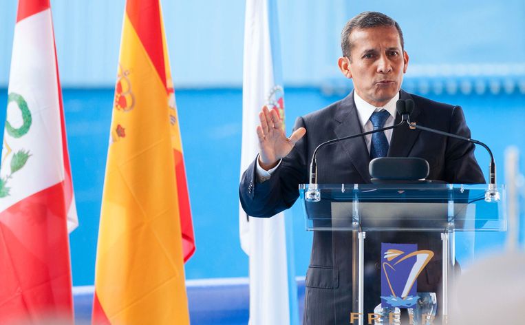 De Peruviaanse president Ollanta Humala. Beeld AFP