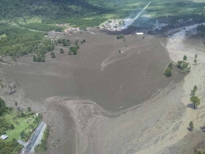 Aardverschuiving veegt Chileens dorp van de kaart
