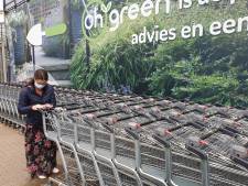 Le comportement d'achat des consommateurs serait influencé par la position des poignées des chariots