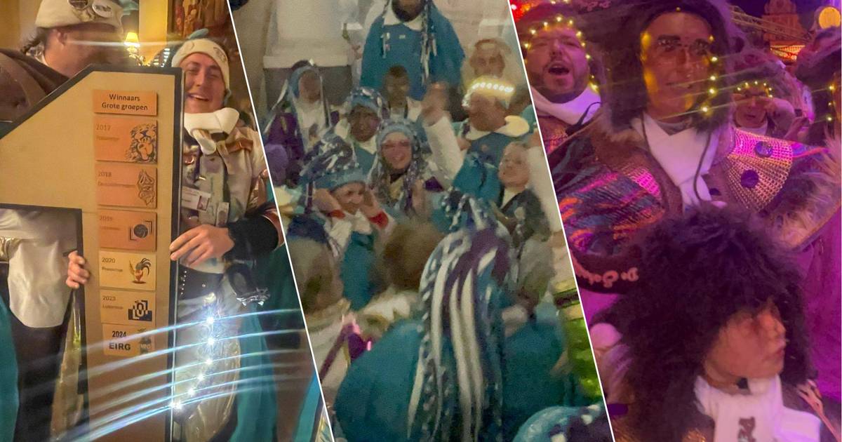 Viva il Carnevale di Aalst!  Sono stati distribuiti i premi: “Eirg” ha vinto nel gruppo grande, “Bedesterd” nel gruppo medio e “De schoitkitten” nel gruppo piccolo |  Notizie VTM di Instagram