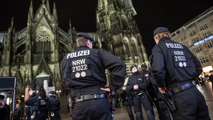 Archiefbeeld van de gebeurtenissen in Keulen