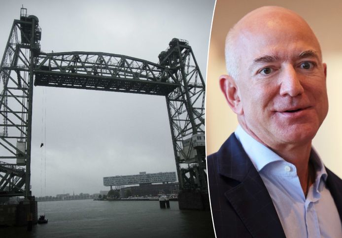 De bekende Koningshavenbrug in Rotterdam moet afgebroken worden zodat het nieuwe superjacht van Amazon-eigenaar en miljardair Jeff Bezos kan passeren.