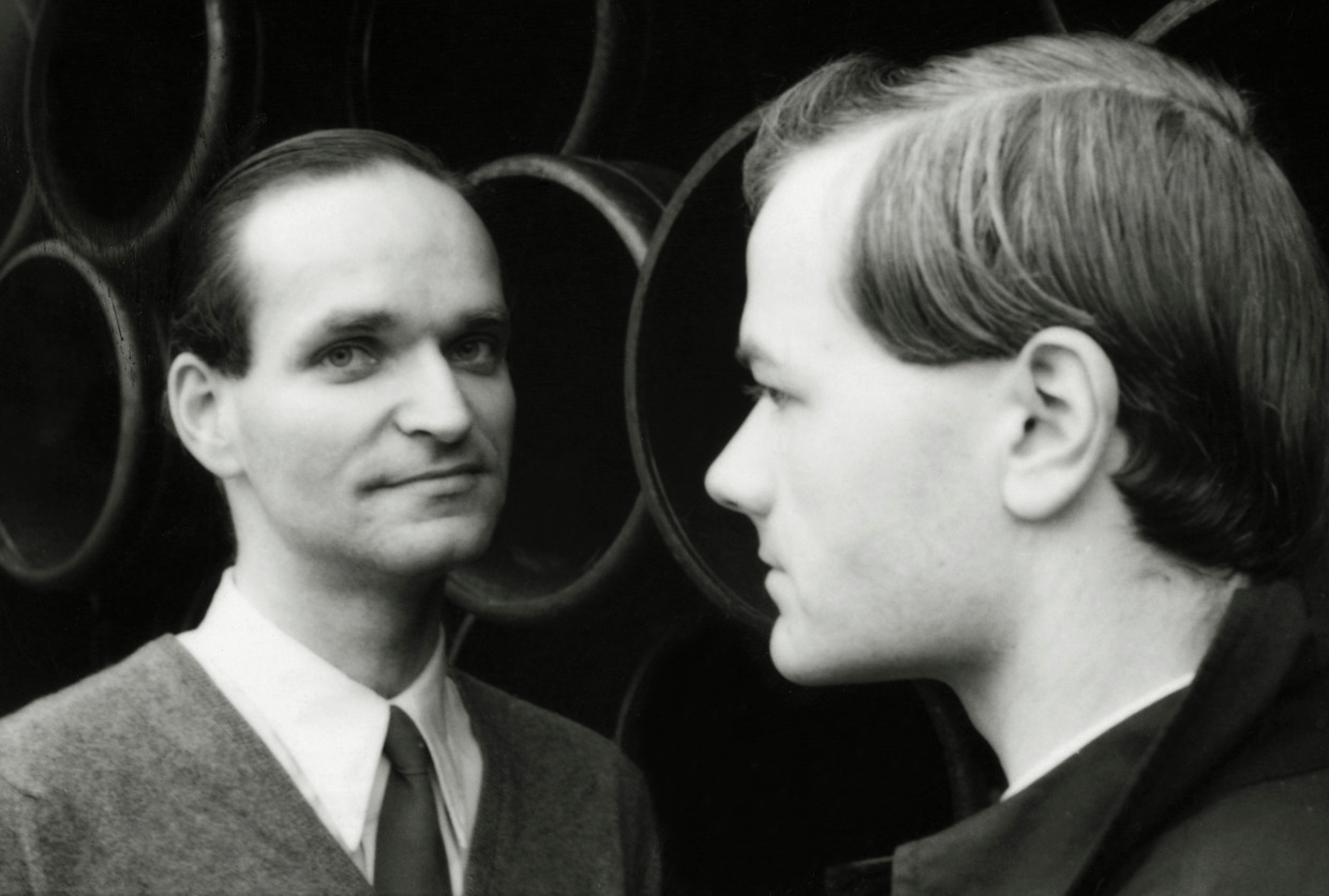 Florian Schneider (links) en Ralf Hütter. Beeld Hollandse Hoogte / Camera Press Ltd