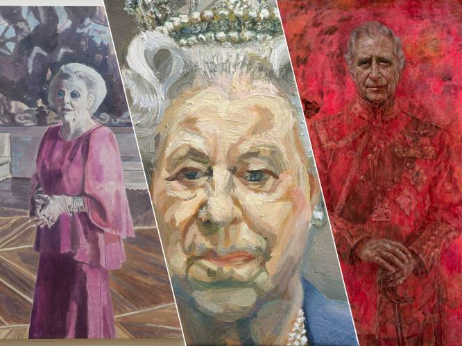Beatrix had precies een blauw oog, Elizabeth leek ‘op haar honden’, en Charles staat in het rood: waarom portretten van royals vaak omstreden zijn
