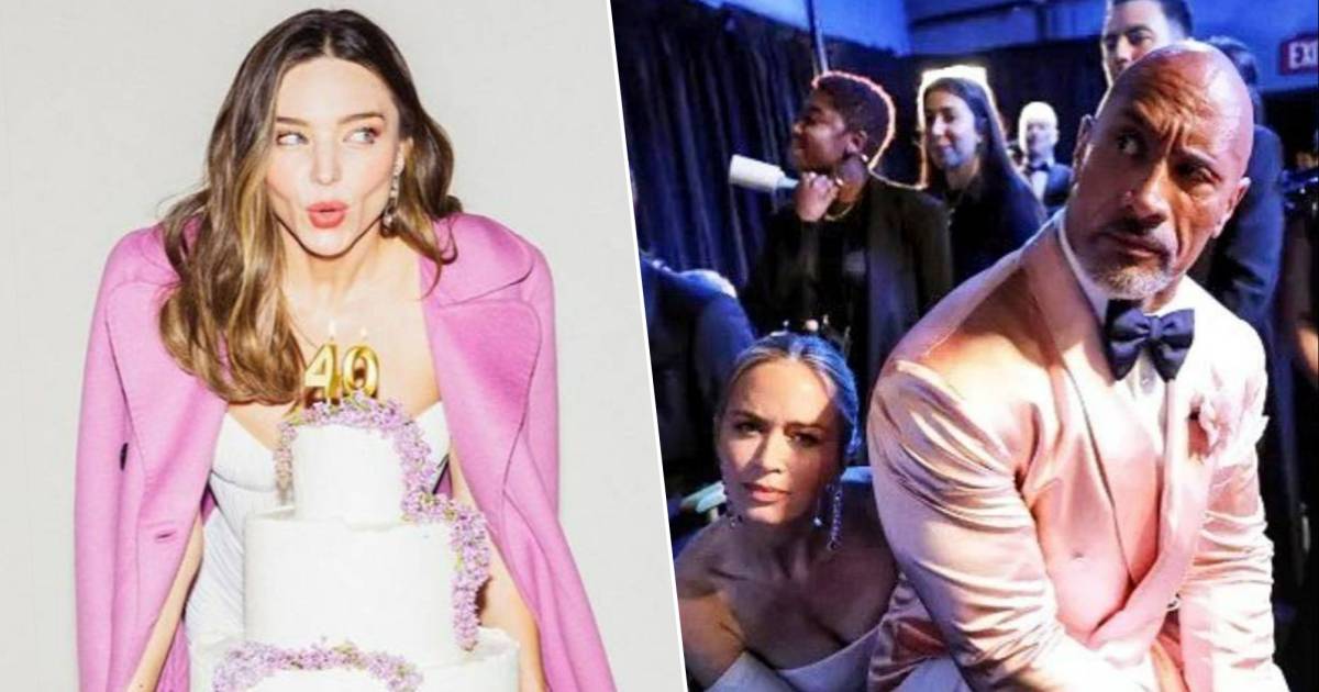 CELEB 24/7. Miranda Kerr viert nu al haar 40ste verjaardag en Dwayne ...