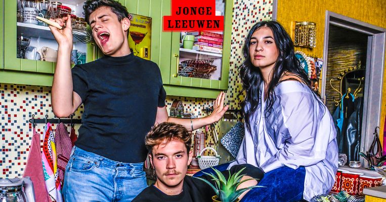 Wannes Lacroix, Bram Spooren en Ivana Noa. Beeld Koen Bauters