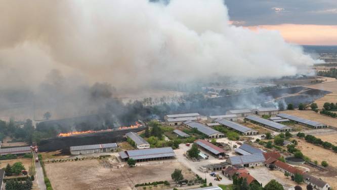 Bijna 150 brandweerlieden ingezet om brand in Duits nationaal park te bestrijden