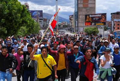 Noodtoestand in Peru na onrust in hele land