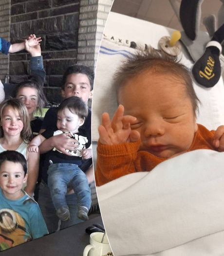 Gwenny en Marino verwelkomen dertiende kindje, allemaal hebben ze naam met letters A, L, E en X
