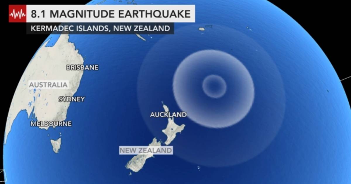 Third Major Earthquake In New Zealand Now An 8 1 Shock And Tsunami Fears Again Abroad Netherlands News Live