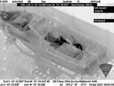 Politie toont warmtebeelden arrestatie Boston