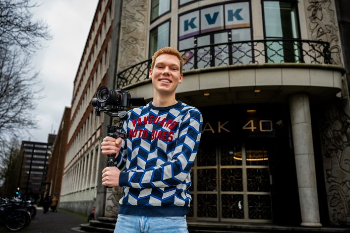 De 19-jarige Jesse Hess is vorig jaar zijn eigen bedrijf Movieness begonnen.