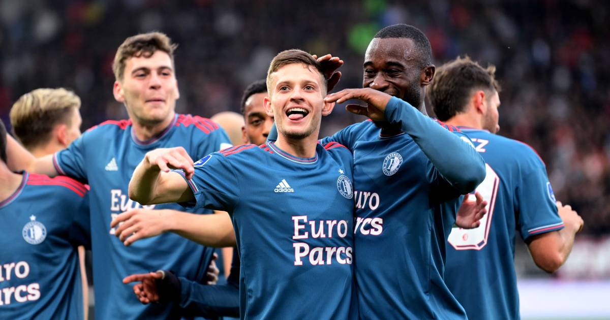 Feyenoord klimt na verdiende zege in Alkmaar naar tweede plaats, AZ is koppositie kwijt - AD