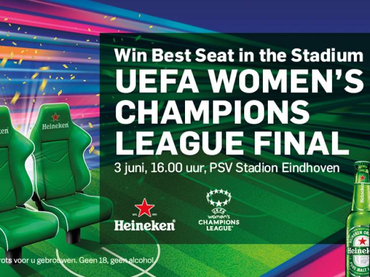 ‘Win Best Seat in the Stadium’ voor de UEFA Women's Champions League finale