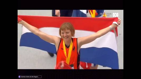 Annelies Homma heeft een gouden medaille gewonnen op de 1500 meter tijdens de Invictus Games.