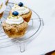 Havermout-banaanmuffins met blauwe bessen: om van te smullen