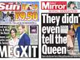 Britse kranten snoeihard over ‘Megxit’: “Het voelt als een mes in de rug”