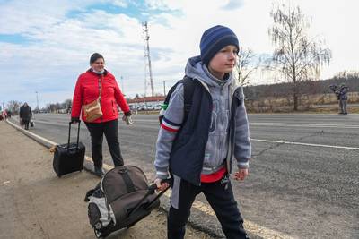 Al zes miljoen mensen hebben Poolse grens overgestoken vanuit Oekraïne