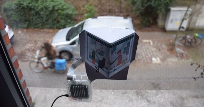 Een elektronisch telraam.