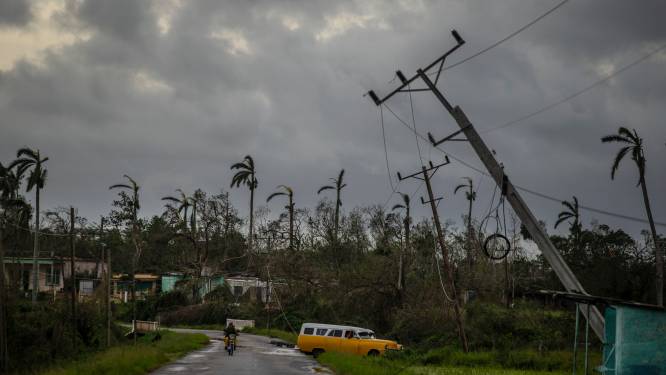 Stroom valt uit in heel Cuba, deels door orkaan Ian