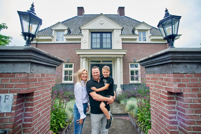 De woning van de familie Van der Burgt in Berghem.