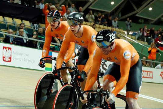 Oppermachtige Teamsprinters Prolongeren Wereldtitel Op De Baan Wielrennen Ad Nl