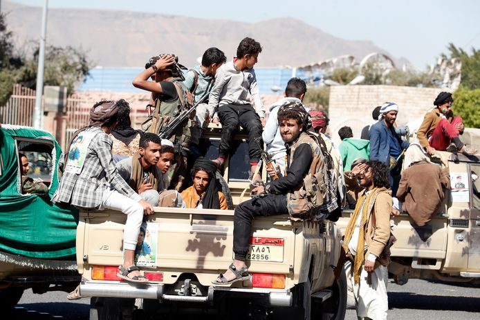 Houthi-rebellen in Jemen.