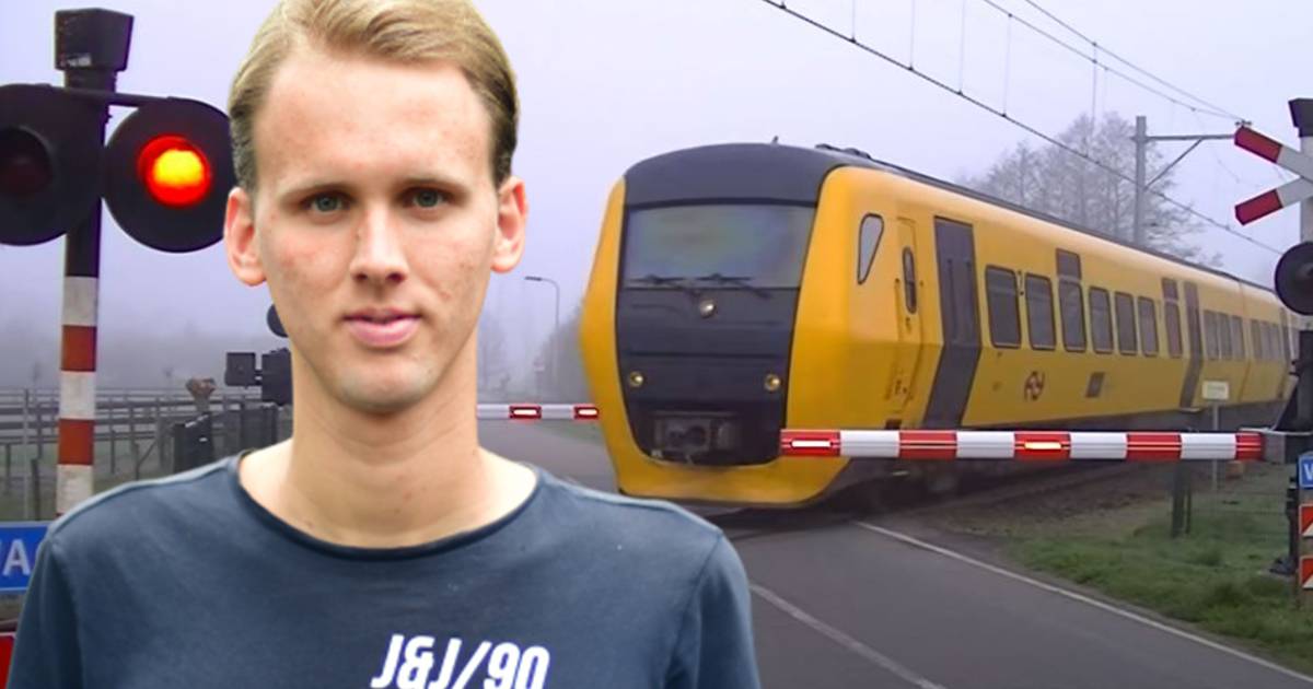 Immens populaire video van spoorwegovergang Laag Zuthem door barrière van 100 miljoen views door act