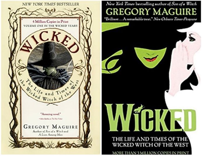 Zowel het boek als de muscial 'Wicked' zijn gebaseerd op 'The Wizard Of Oz'.