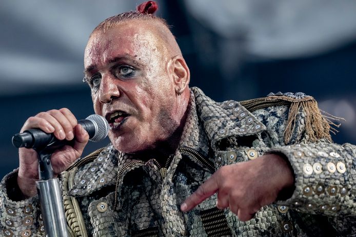 Till Lindemann, zanger van Rammstein.