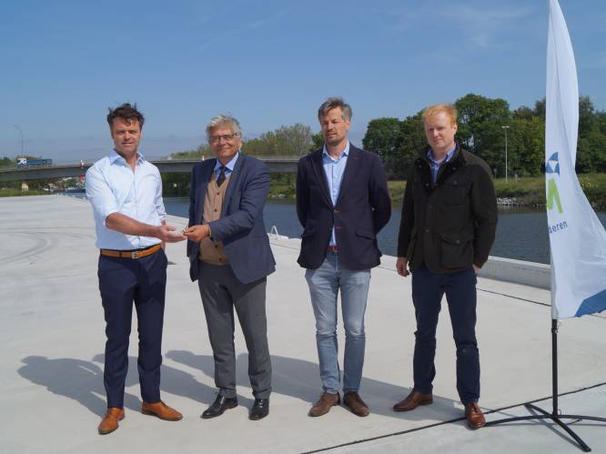 Eindelijk uitbater gevonden voor nieuwe River Terminal Roeselare: “Minder vrachtwagens op de baan en dus ook minder fijn stof in de lucht”
