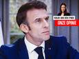 De Franse president Emmanuel Macron.