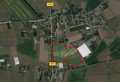 Plan voor nieuw wijkje met 75 huizen in Kerkwijk op plek waar kas dreigde te komen