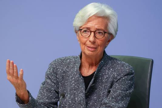 Christine Lagarde van de Europese Centrale Bank (ECB)