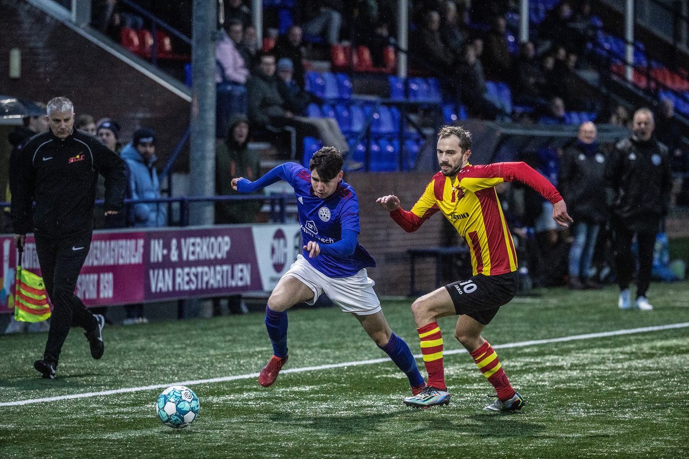 SDOUC, hier in actie tegen Grol, speelt dinsdag in de Achterhoek Cup tegen AZSV.