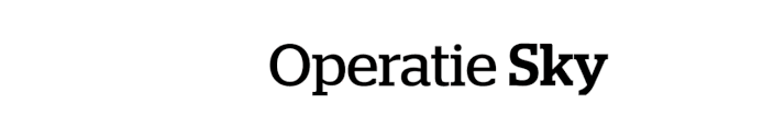 Grafiek Operatie Sky Logo titel