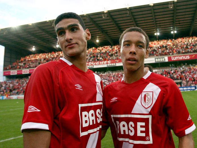 Marouane Fellaini en Axel Witsel, toen ze nog voor Standard speelden.