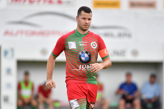 Kevin Huysmans scoorde zondag zijn twaalfde goal van het seizoen. Het leverde Groen-Rood Katelijne een punt op.