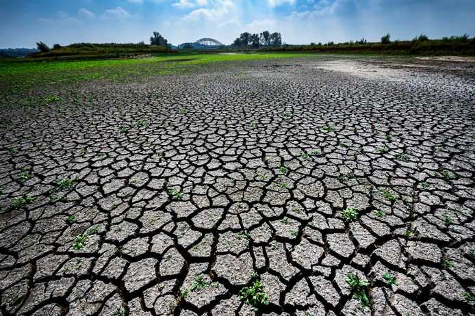 In 2022 droogde de Spiegelwaal grotendeels op. Volgens het KNMI moeten we de komende eeuw serieus rekening houden met meer zeer droge zomers.