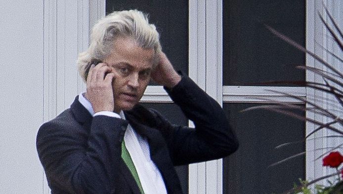 Wilders in 2012, kort voor het verlaten van het Catshuis.