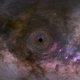 Hubble-telescoop ontdekt op drift geslagen zwart gat