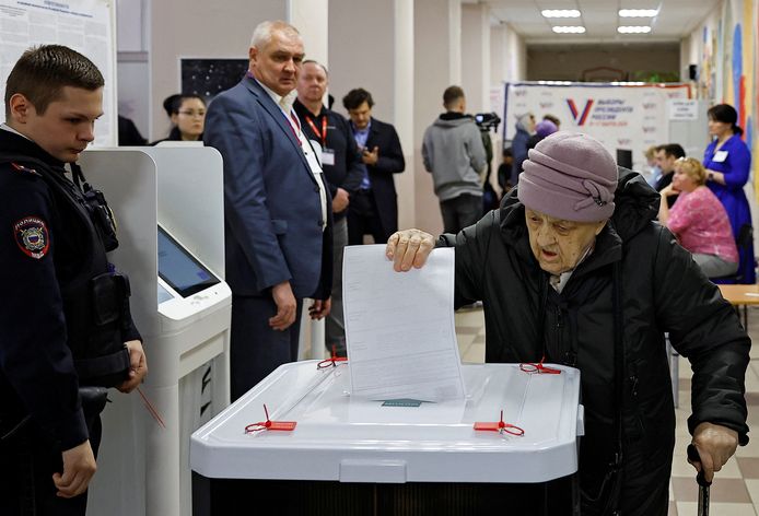 De tweede dag van de presidentsverkiezingen in Rusland.