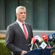 President Kosovo stapt per direct op en vertrekt naar het tribunaal in Den Haag