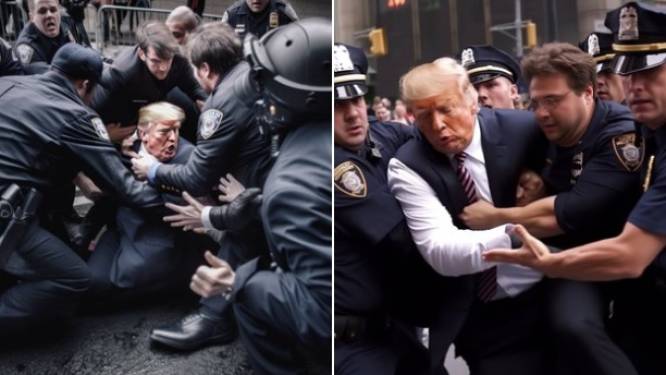 De fausses images projettent déjà l'arrestation de Donald Trump