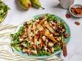Wat Eten We Vandaag: Salade met peer, spek en champignons<br><br>