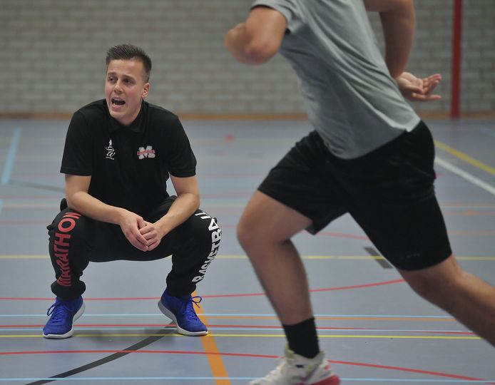 Mike de Kraker coachend bij Marathon.