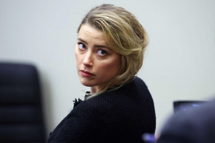 Amber Heard tijdens de rechtszaak