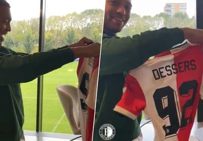 Dessers krijgt speciaal shirt van Feyenoord: “Kán ik nog veranderen?”