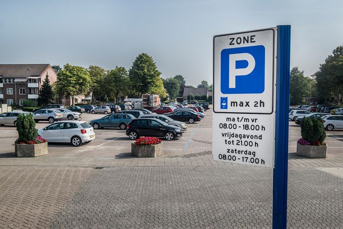 Het Weijerplein in Boxmeer, in 2018.